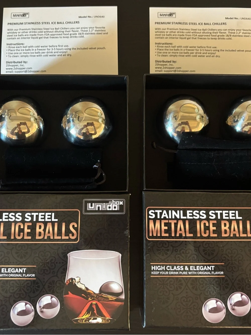 Stainless Steel ‘Ice’ Balls NEW
